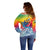 Fishing Dad Off Shoulder Sweater Fast Sharp and Strong Like a Sailfish