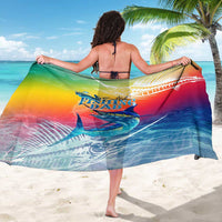 Fishing Dad Sarong Fast Sharp and Strong Like a Sailfish