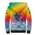 Fishing Dad Sherpa Hoodie Fast Sharp and Strong Like a Sailfish