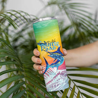 Fishing Dad Skinny Tumbler Fast Sharp and Strong Like a Sailfish