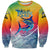 Fishing Dad Sweatshirt Fast Sharp and Strong Like a Sailfish