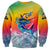 Fishing Dad Sweatshirt Fast Sharp and Strong Like a Sailfish