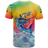 Fishing Dad T Shirt Fast Sharp and Strong Like a Sailfish