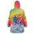 Fishing Dad Wearable Blanket Hoodie Fast Sharp and Strong Like a Sailfish