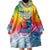 Fishing Dad Wearable Blanket Hoodie Fast Sharp and Strong Like a Sailfish