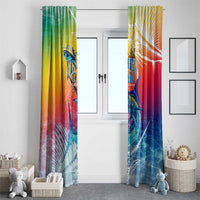 Fishing Dad Window Curtain Fast Sharp and Strong Like a Sailfish