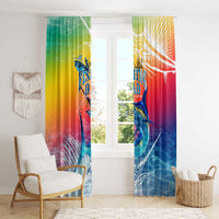 Fishing Dad Window Curtain Fast Sharp and Strong Like a Sailfish