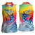 Fishing Dad Women Sleeveless Polo Shirt Fast Sharp and Strong Like a Sailfish