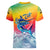 Fishing Dad Women V-Neck T-Shirt Fast Sharp and Strong Like a Sailfish