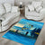 Reel Cool Dad Fishing Area Rug Father Hooked on Love and Lakeside Moments