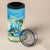 Reel Cool Dad Fishing 4 in 1 Can Cooler Tumbler Father Hooked on Love and Lakeside Moments
