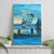 Reel Cool Dad Fishing Canvas Wall Art Father Hooked on Love and Lakeside Moments