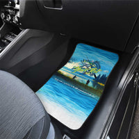 Reel Cool Dad Fishing Car Mats Father Hooked on Love and Lakeside Moments