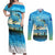 Reel Cool Dad Fishing Couples Matching Off Shoulder Maxi Dress and Long Sleeve Button Shirt Father Hooked on Love and Lakeside Moments