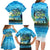 Reel Cool Dad Fishing Family Matching Long Sleeve Bodycon Dress and Hawaiian Shirt Father Hooked on Love and Lakeside Moments