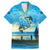 Reel Cool Dad Fishing Family Matching Mermaid Dress and Hawaiian Shirt Father Hooked on Love and Lakeside Moments