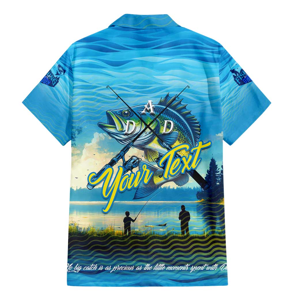 Reel Cool Dad Fishing Family Matching Mermaid Dress and Hawaiian Shirt Father Hooked on Love and Lakeside Moments