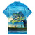 Reel Cool Dad Fishing Family Matching Mermaid Dress and Hawaiian Shirt Father Hooked on Love and Lakeside Moments