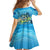 Reel Cool Dad Fishing Family Matching Off Shoulder Maxi Dress and Hawaiian Shirt Father Hooked on Love and Lakeside Moments