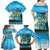 Reel Cool Dad Fishing Family Matching Off Shoulder Maxi Dress and Hawaiian Shirt Father Hooked on Love and Lakeside Moments