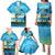 Reel Cool Dad Fishing Family Matching Puletasi and Hawaiian Shirt Father Hooked on Love and Lakeside Moments