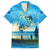 Reel Cool Dad Fishing Family Matching Puletasi and Hawaiian Shirt Father Hooked on Love and Lakeside Moments