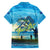 Reel Cool Dad Fishing Family Matching Puletasi and Hawaiian Shirt Father Hooked on Love and Lakeside Moments