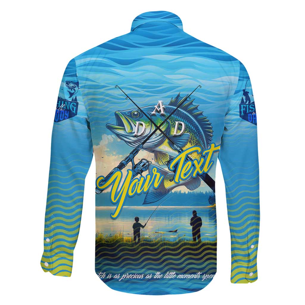 Reel Cool Dad Fishing Family Matching Puletasi and Hawaiian Shirt Father Hooked on Love and Lakeside Moments