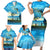 Reel Cool Dad Fishing Family Matching Short Sleeve Bodycon Dress and Hawaiian Shirt Father Hooked on Love and Lakeside Moments