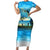 Reel Cool Dad Fishing Family Matching Short Sleeve Bodycon Dress and Hawaiian Shirt Father Hooked on Love and Lakeside Moments