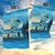 Reel Cool Dad Fishing Garden Flag Father Hooked on Love and Lakeside Moments