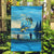 Reel Cool Dad Fishing Garden Flag Father Hooked on Love and Lakeside Moments