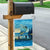 Reel Cool Dad Fishing Garden Flag Father Hooked on Love and Lakeside Moments