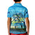 Reel Cool Dad Fishing Kid Polo Shirt Father Hooked on Love and Lakeside Moments