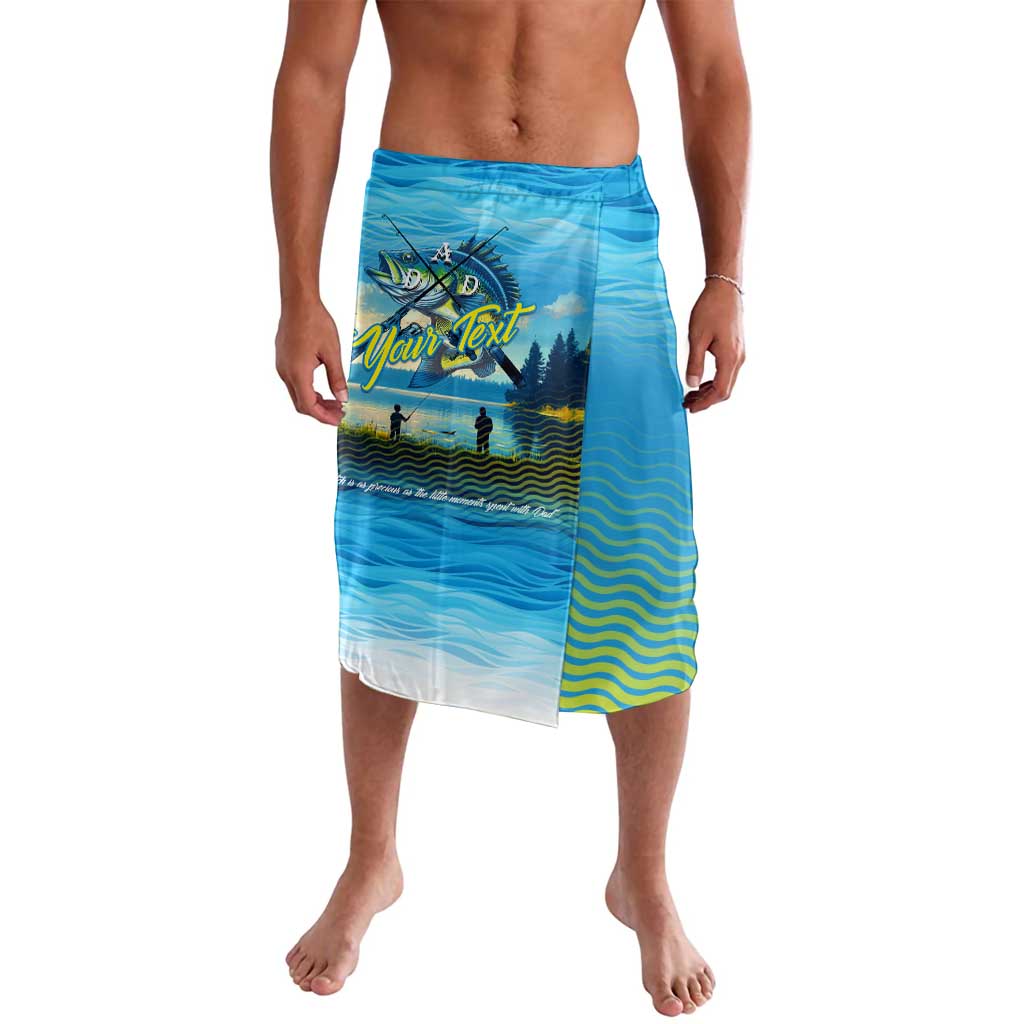 Reel Cool Dad Fishing Lavalava Father Hooked on Love and Lakeside Moments