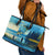 Reel Cool Dad Fishing Leather Tote Bag Father Hooked on Love and Lakeside Moments