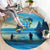 Reel Cool Dad Fishing Round Carpet Father Hooked on Love and Lakeside Moments