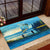 Reel Cool Dad Fishing Rubber Doormat Father Hooked on Love and Lakeside Moments
