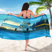 Reel Cool Dad Fishing Sarong Father Hooked on Love and Lakeside Moments