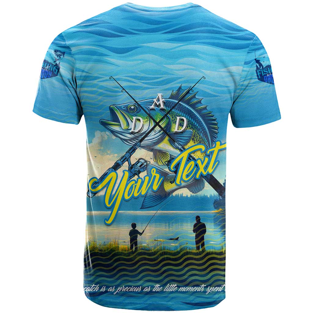 Reel Cool Dad Fishing T Shirt Father Hooked on Love and Lakeside Moments