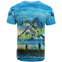 Reel Cool Dad Fishing T Shirt Father Hooked on Love and Lakeside Moments