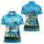 Reel Cool Dad Fishing Women Polo Shirt Father Hooked on Love and Lakeside Moments