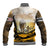 Veteran Dad Baseball Jacket The Strength of a Soldier - The Heart of a Father