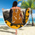 Veteran Dad Beach Blanket The Strength of a Soldier - The Heart of a Father