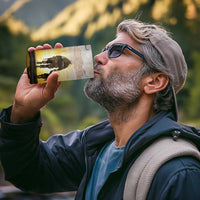 Veteran Dad 4 in 1 Can Cooler Tumbler The Strength of a Soldier - The Heart of a Father