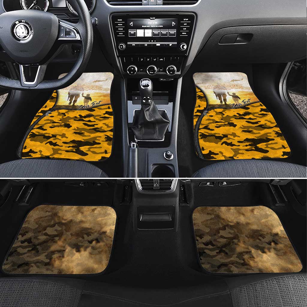 Veteran Dad Car Mats The Strength of a Soldier - The Heart of a Father