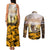 Veteran Dad Couples Matching Tank Maxi Dress and Long Sleeve Button Shirt The Strength of a Soldier - The Heart of a Father