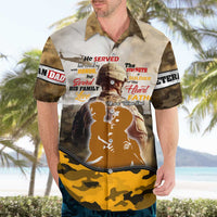 Veteran Dad Hawaiian Shirt The Strength of a Soldier - The Heart of a Father