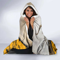 Veteran Dad Hooded Blanket The Strength of a Soldier - The Heart of a Father
