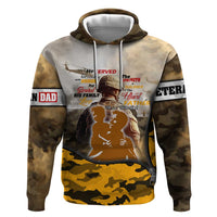 Veteran Dad Hoodie The Strength of a Soldier - The Heart of a Father